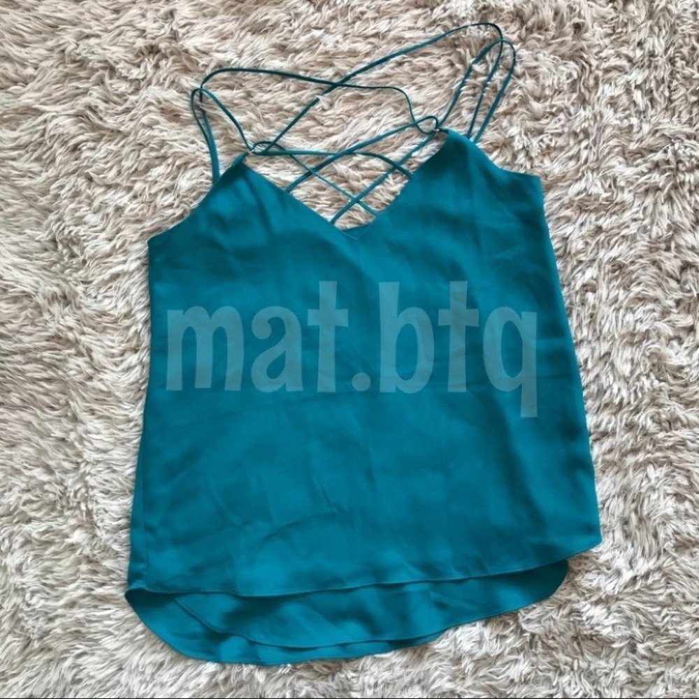 Express Chiffon Strappy Tank Top
